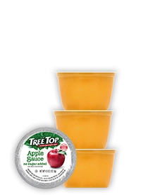 No Sugar Added Apple Sauce Cups
